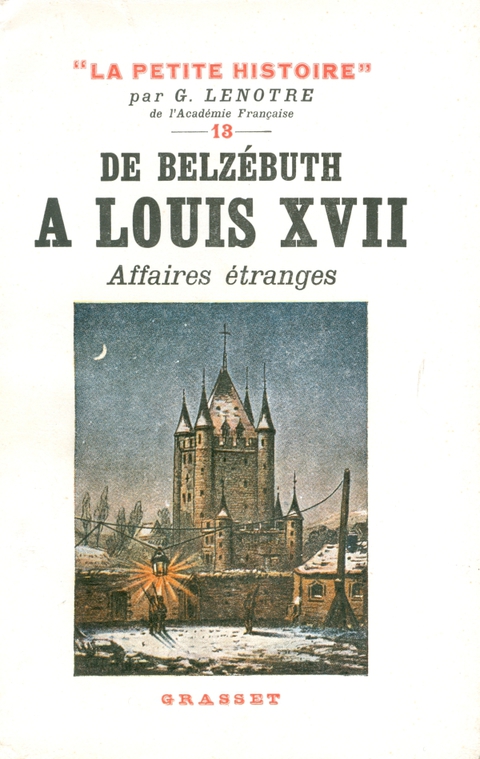 Cover image for book De Belzébuth à Louis XVII - Affaires étranges