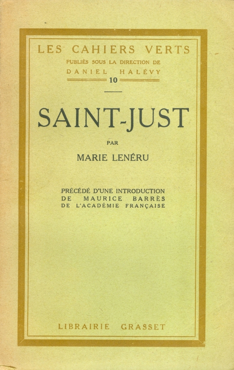 Cover image for book Saint-Just