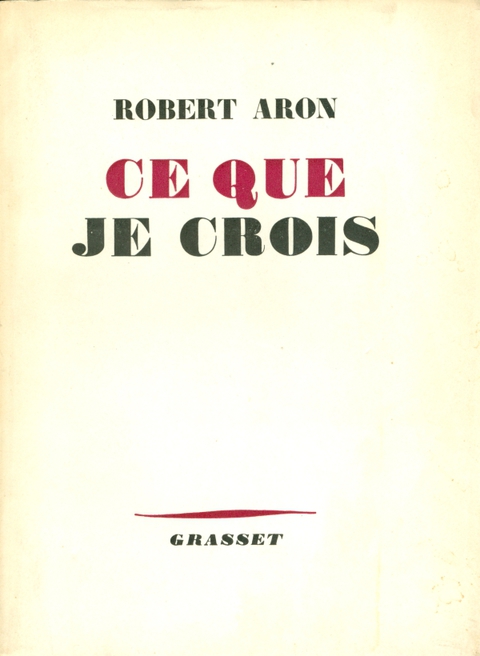 Cover image for book Ce que je crois