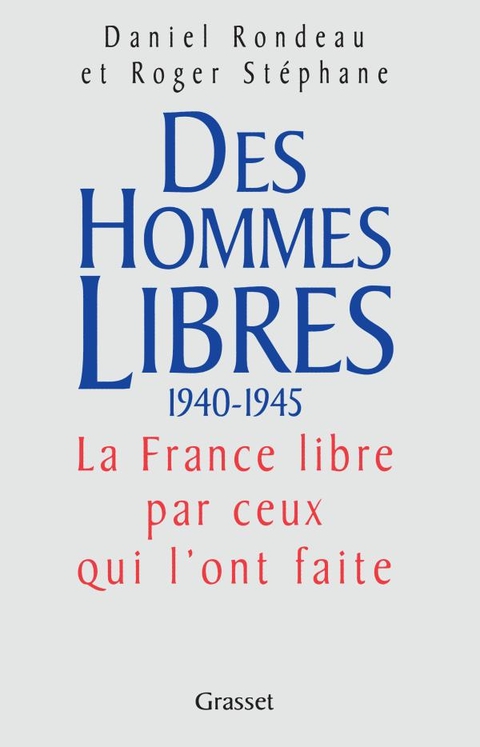 Cover image for book Des hommes libres