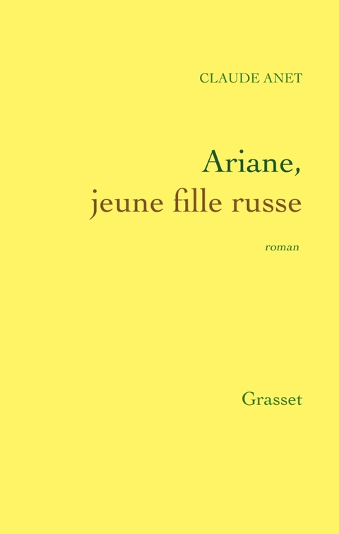 Cover image for book Ariane, jeune fille russe