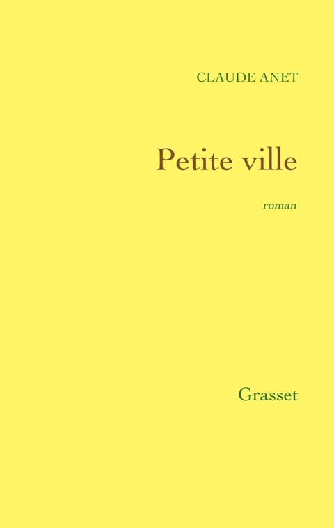 Cover image for book Petite ville