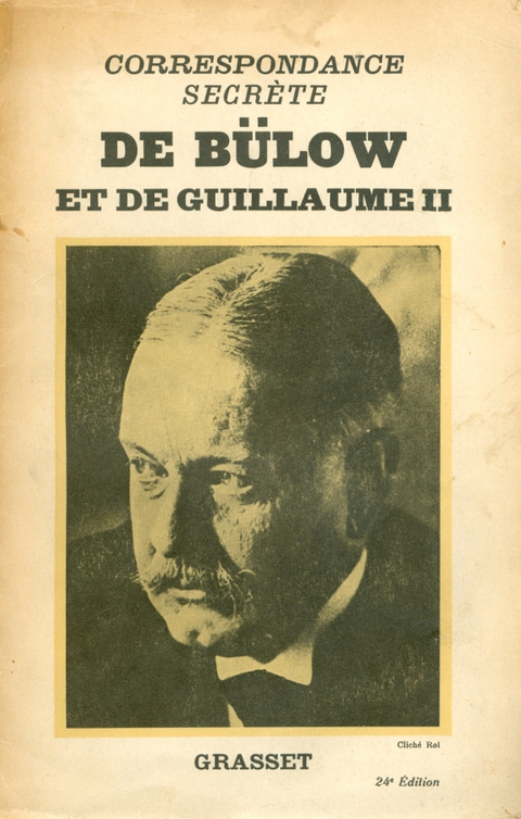 Cover image for book Correspondance secrète de Bülow et de Guillaume II