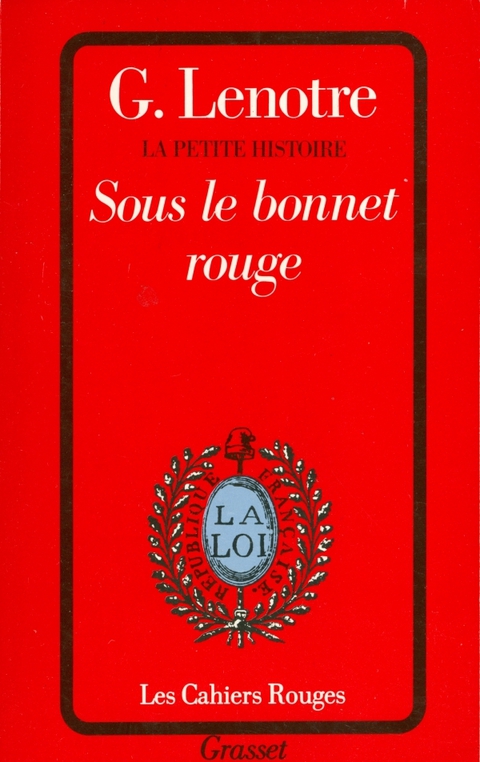 Cover image for book Sous le bonnet rouge