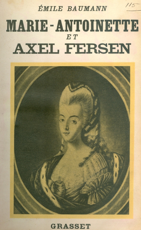 Cover image for book Marie-Antoinette et Axel Fersen