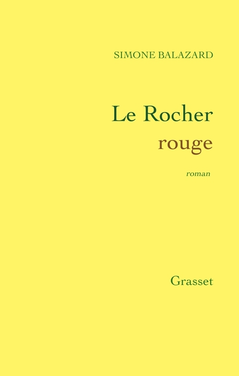 Cover image for book Le Rocher rouge