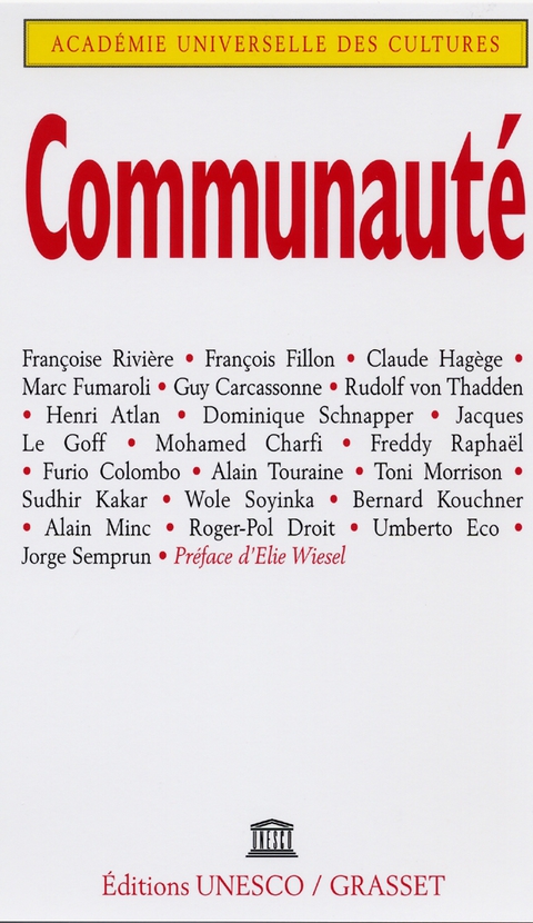 Cover image for book Communauté