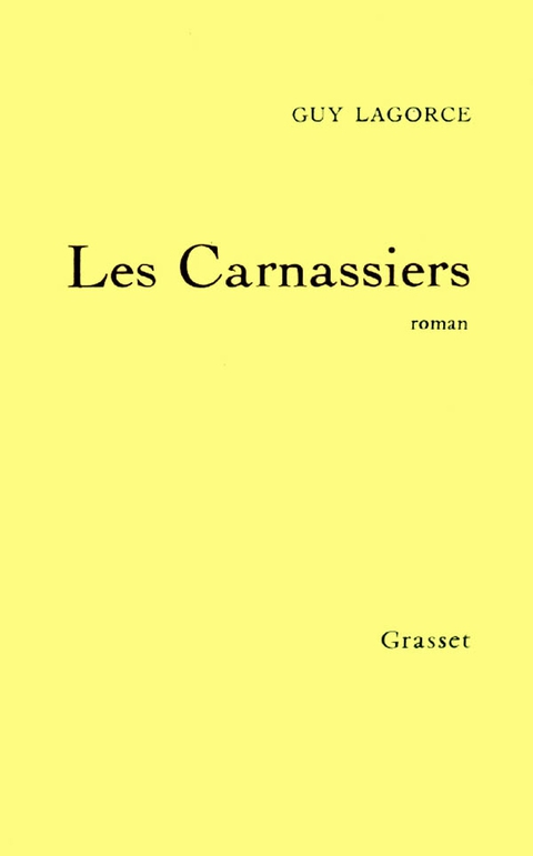 Cover image for book Les Carnassiers