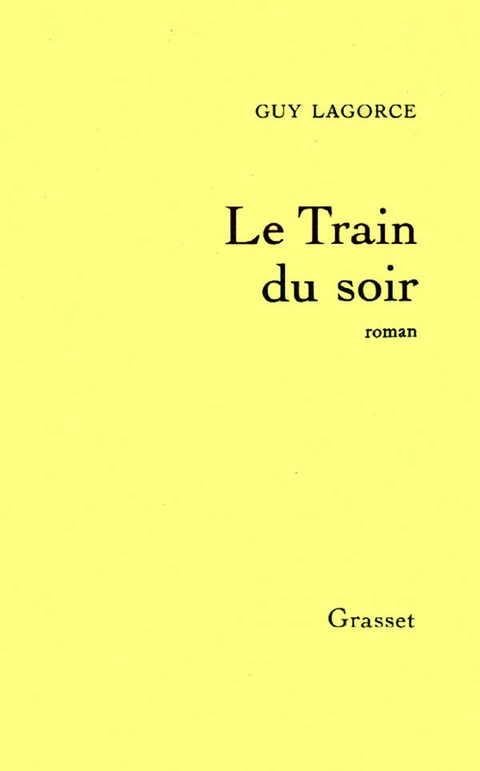 Cover image for book Le train du soir