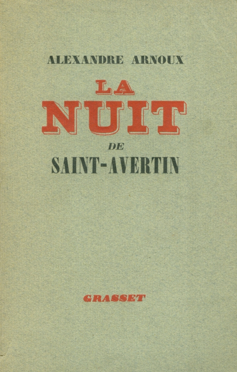Cover image for book La nuit de Saint-Avertin