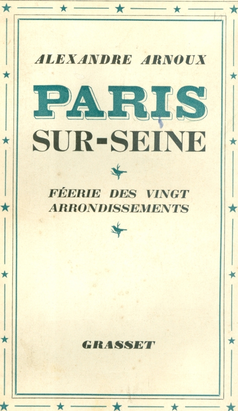 Cover image for book Paris sur Seine