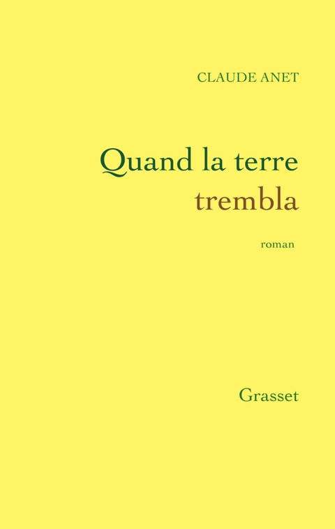 Cover image for book Quand la Terre trembla...
