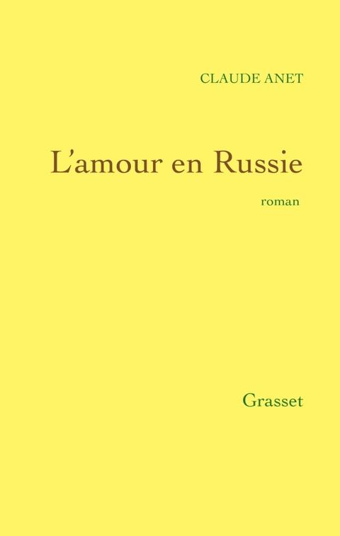 Cover image for book L'amour en Russie