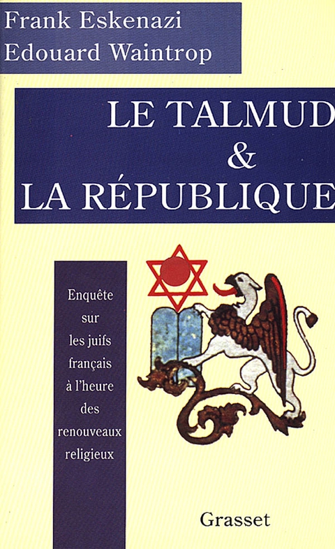 Cover image for book Le Talmud et la République