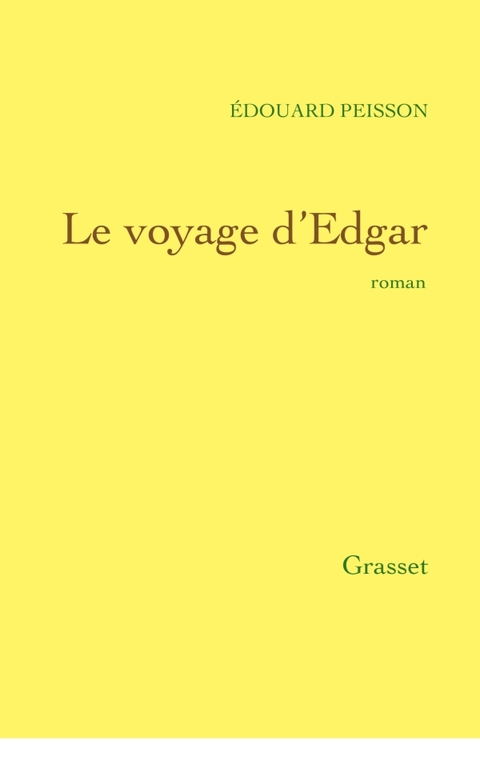 Cover image for book Le voyage d'Edgar