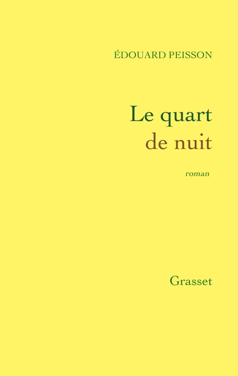 Cover image for book Le Quart de nuit