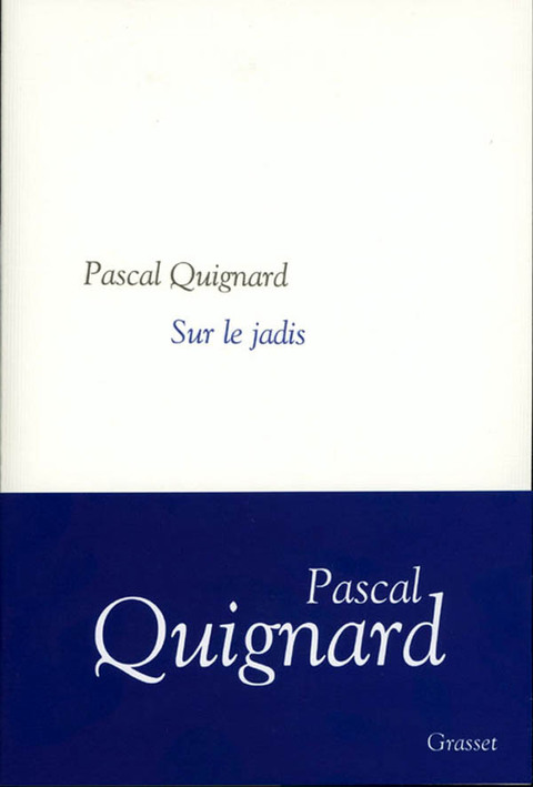Cover image for book Sur le jadis