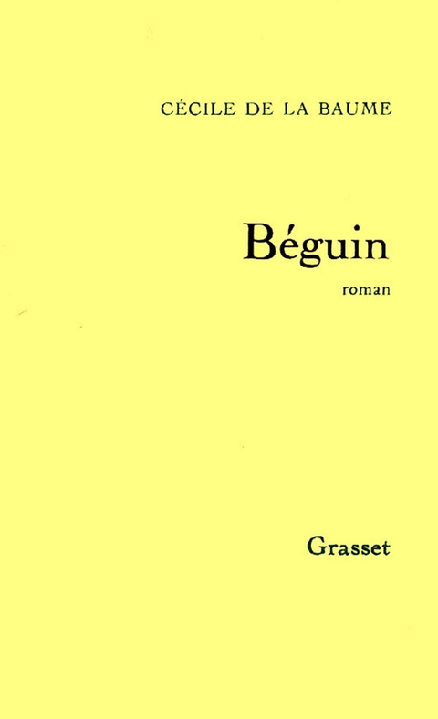 Cover image for book Béguin