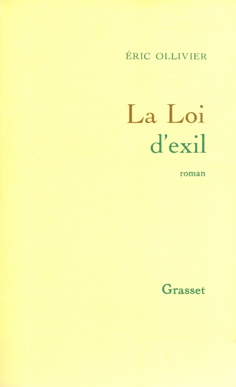 Cover image for book La loi d'exil