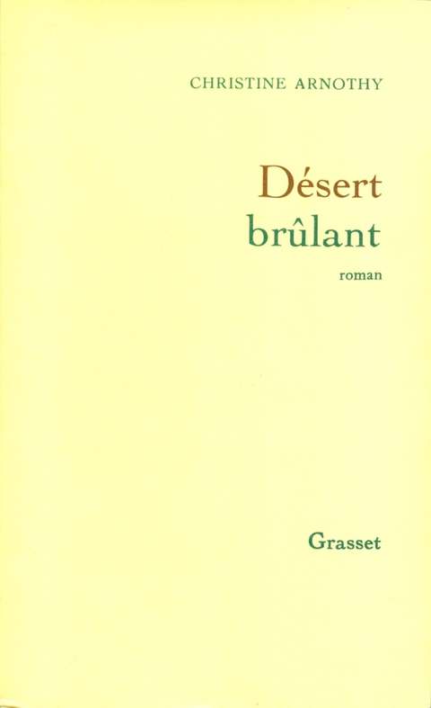 Cover image for book Désert brûlant