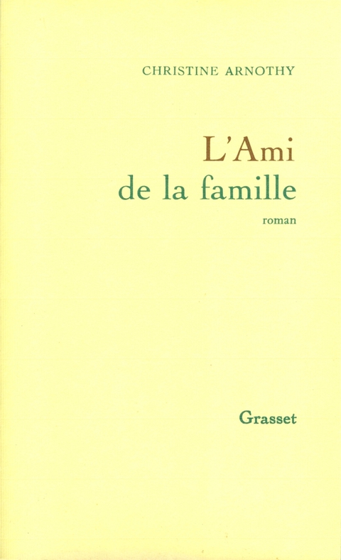 Cover image for book L'ami de la famille