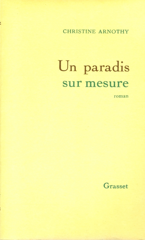 Cover image for book Un paradis sur mesure