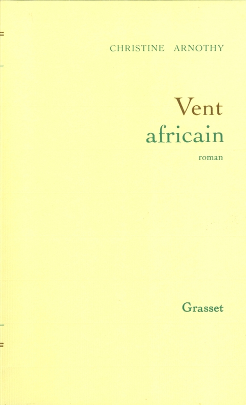 Cover image for book Vent africain