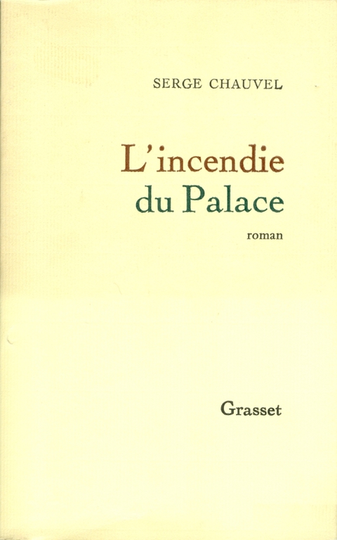 Cover image for book L'incendie du Palace