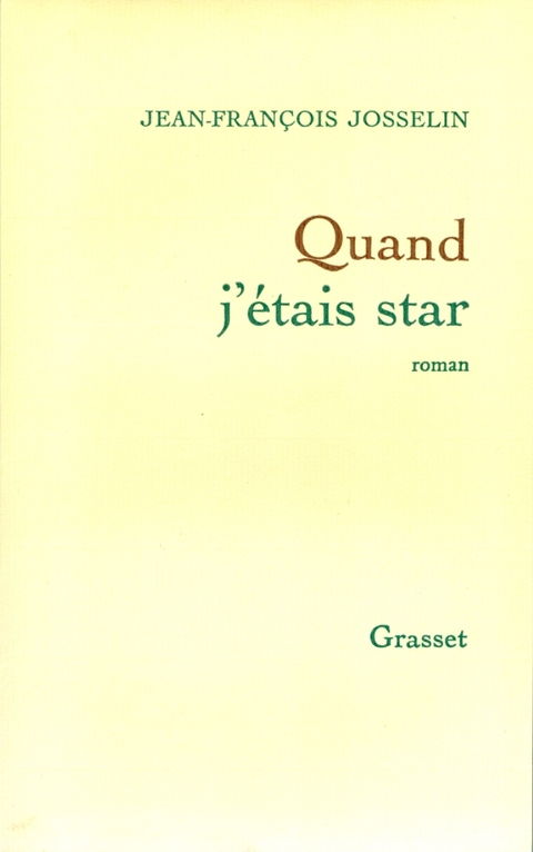 Cover image for book Quand j'étais star