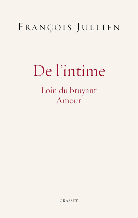 Cover image for book De l'intime
