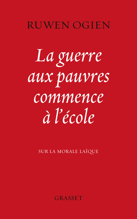 Cover image for book La guerre aux pauvres commence à l'école