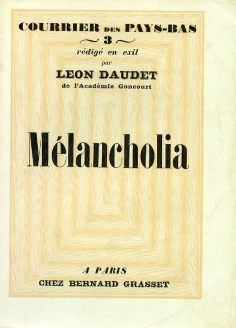 Cover image for book La Melancholia - Courrier des Pays-Bas Tome 3