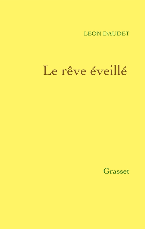 Cover image for book Le rêve éveillé