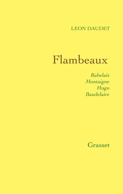 Cover image for book Flambeaux