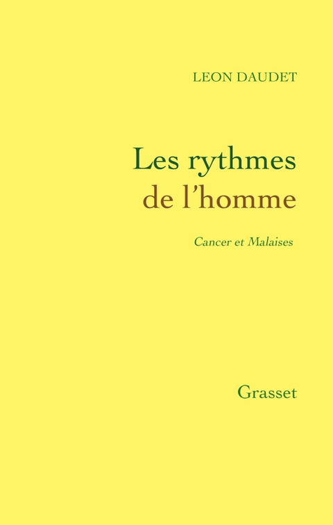 Cover image for book Les rythmes de l'homme - Cancer et Malaises