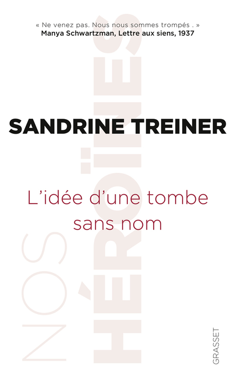 Cover image for book L'idée d'une tombe sans nom