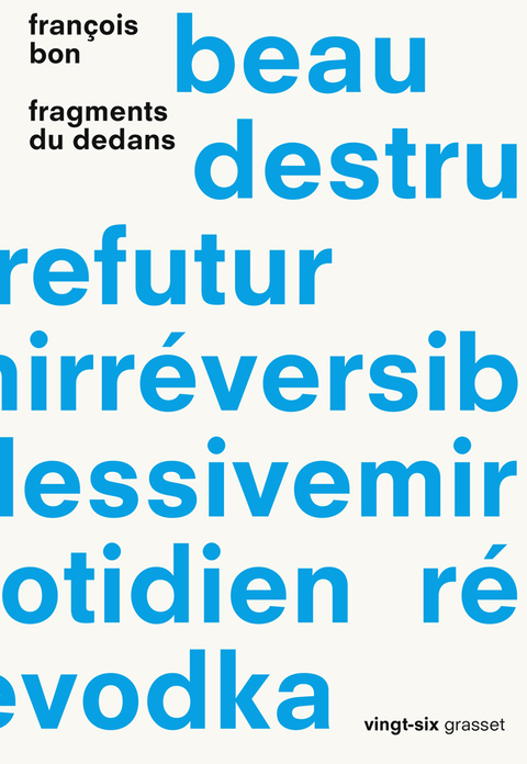 Cover image for book Fragments du dedans