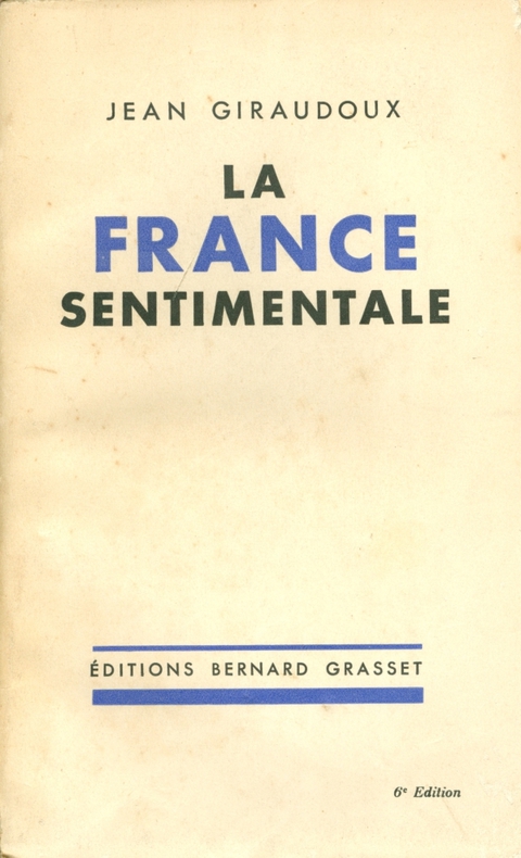 Cover image for book La France sentimentale