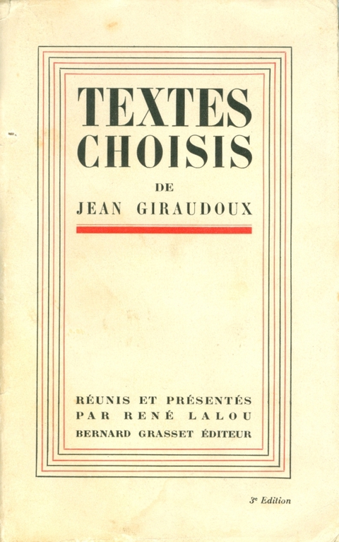 Cover image for book Textes Choisis