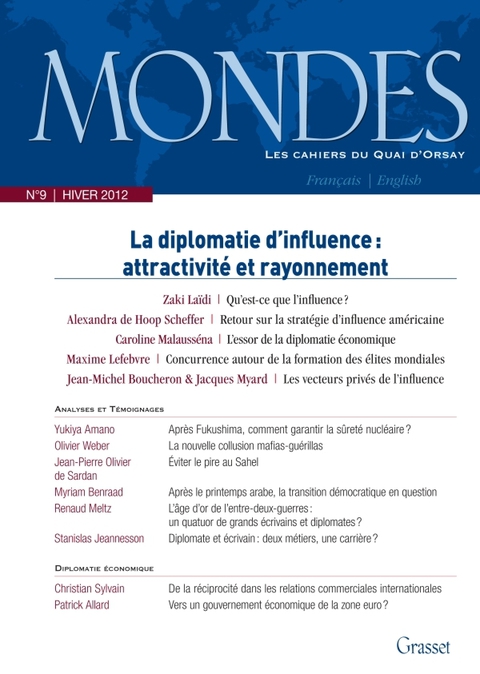 Cover image for book Mondes n°9 Les Cahiers du Quai d'Orsay