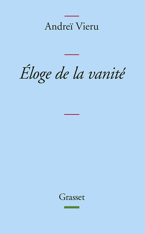 Cover image for book Eloge de la vanité