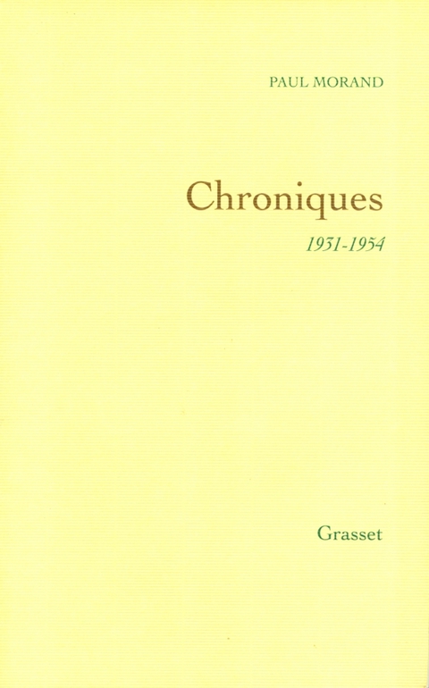 Cover image for book Chroniques
