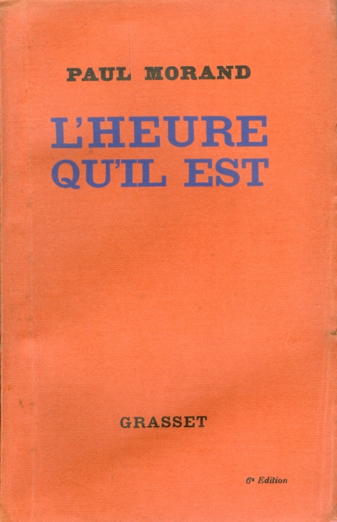 Cover image for book L'heure qu'il est