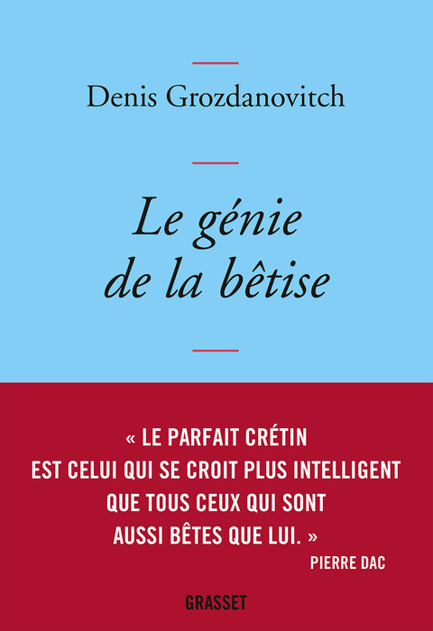 Cover image for book Le génie de la bêtise