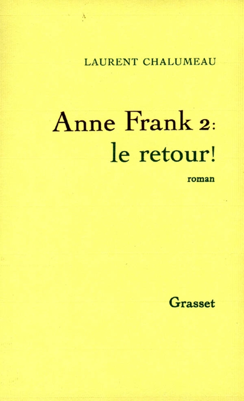Cover image for book Anne Frank 2, le retour !