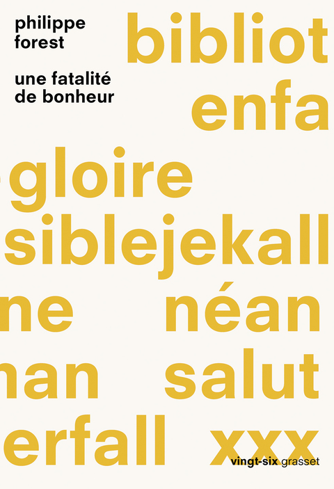 Cover image for book Une fatalité de bonheur