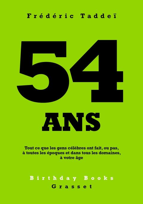 Cover image for book 54 ans