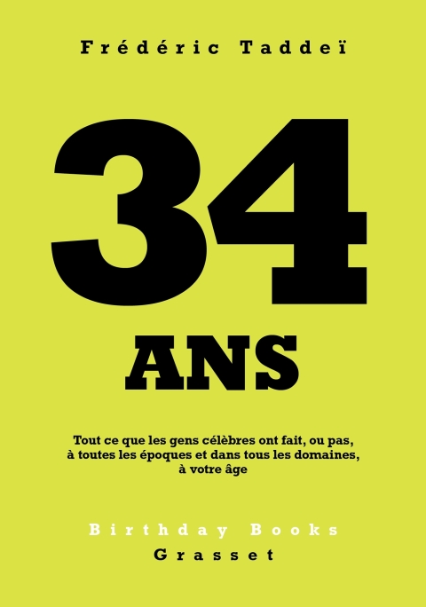 Cover image for book 34 ans
