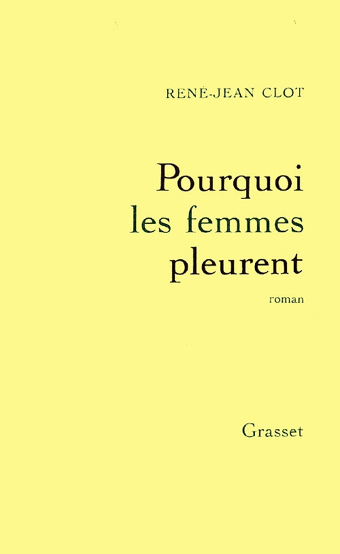Cover image for book Pourquoi les femmes pleurent