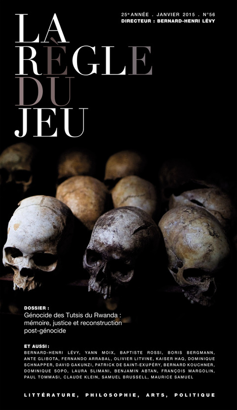 Cover image for book La règle du jeu n°56
